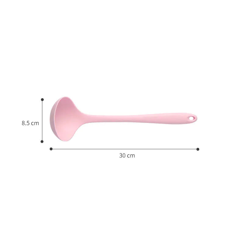 Silicone Non-Stick Cooking Spoon and Spatula Set